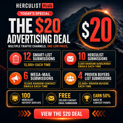 $20 Advertising Deal